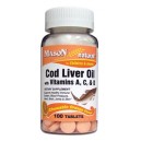 COD LIVER OIL WITH VITAMIN A, C, & D CHEWABLE TABLETS (orange flavor)