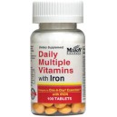 DAILY MULTIPLE VITAMINS WITH IRON TABLETS 